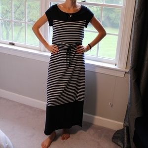 Talbots Striped Maxi Dress